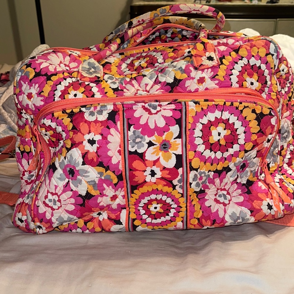 vera bradley weekender travel bag